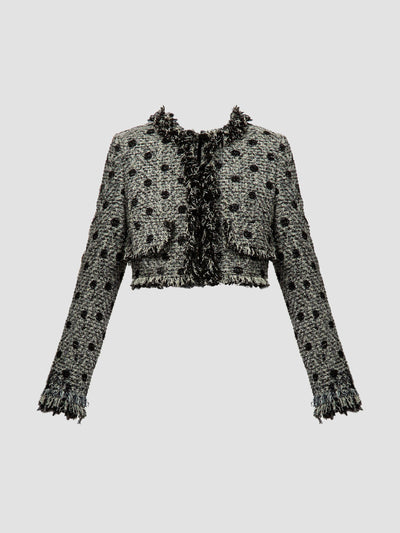 Erdem Long sleeved cropped jacket at Collagerie