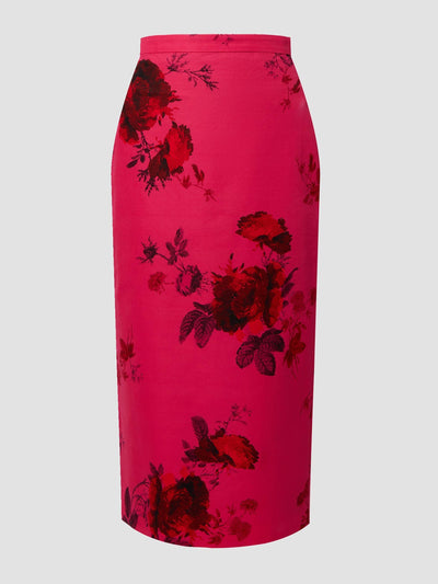 Erdem Pink pencil skirt at Collagerie