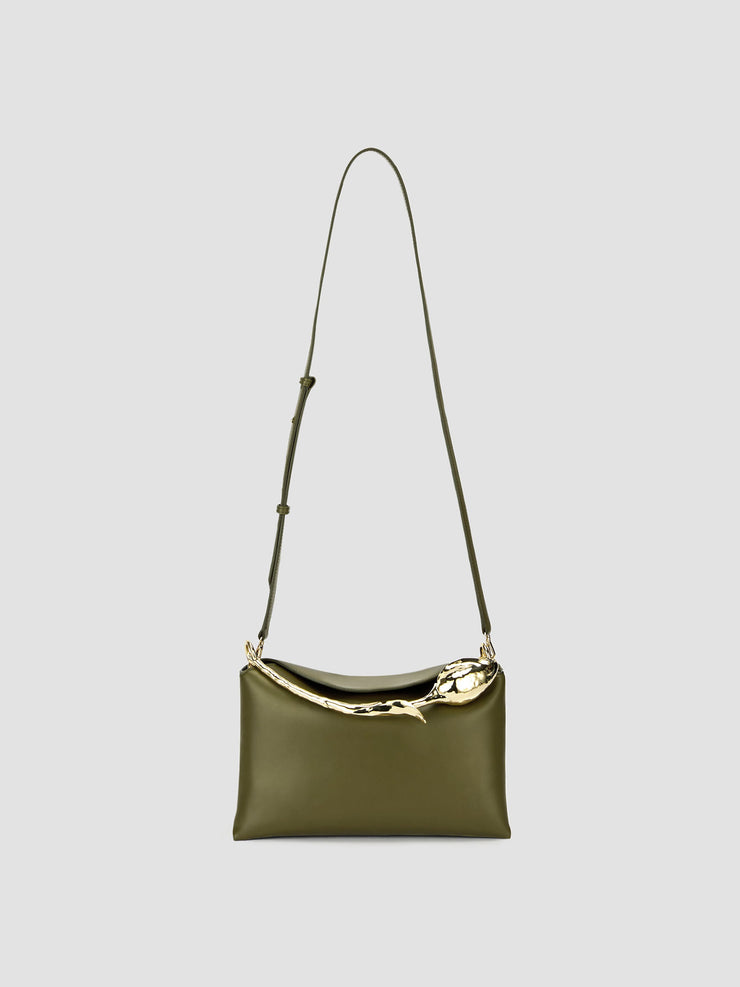 Khaki midi bloom bag PS25_B2_GL Erdem - Collagerie