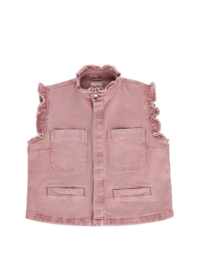 Seventy + Mochi Dusty rose Pablo waistcoat at Collagerie