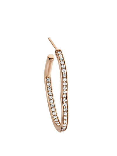 Kimai Open heart hoop earring at Collagerie