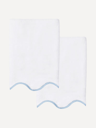 Rebecca Udall Amelia scalloped hand towels (set of 2) at Collagerie