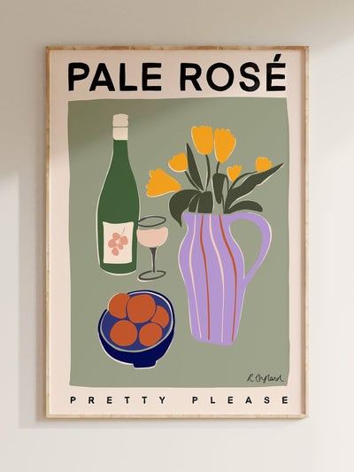 Rose England London Pale Rosé fine art print at Collagerie