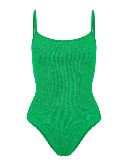 Hunza G Emerald Pamela swimsuit at Collagerie