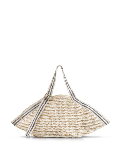 STELAR Penge vegan raffia shoulder bag at Collagerie