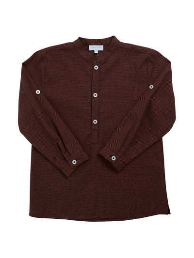 Amaia Burgundy Pereprine shirt at Collagerie