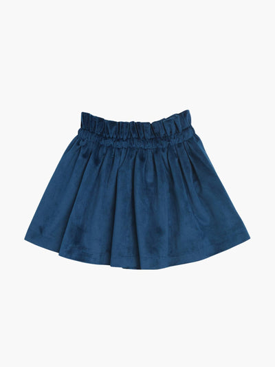 Amaia Blue velvet Pestana skirt at Collagerie