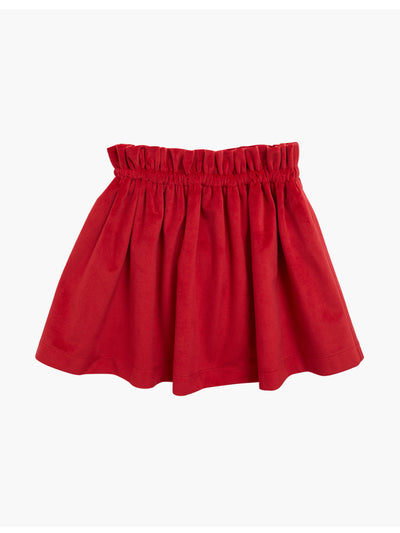 Amaia Red velvet Pestana skirt at Collagerie