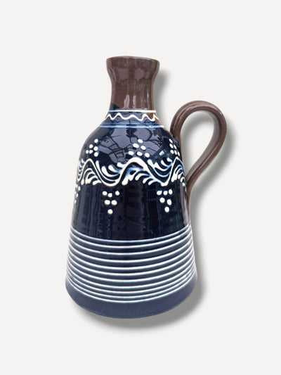 Casa de Folklore Sitar indigo bottle vase III at Collagerie