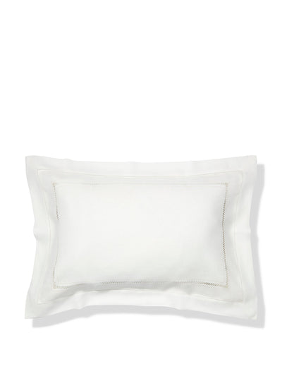 Volga Linen Diamond stitch pillowcase at Collagerie