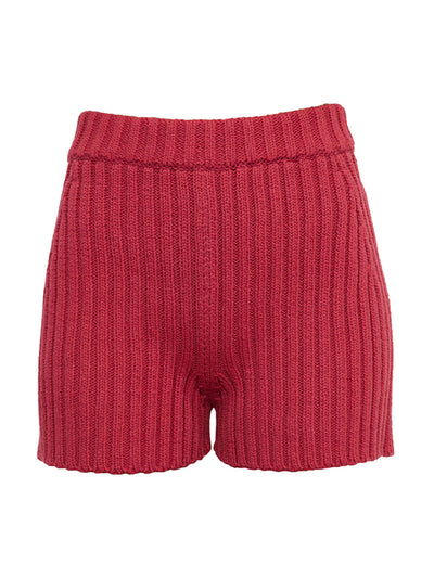 The Knotty Ones Pilnatis rhubarb cotton shorts at Collagerie