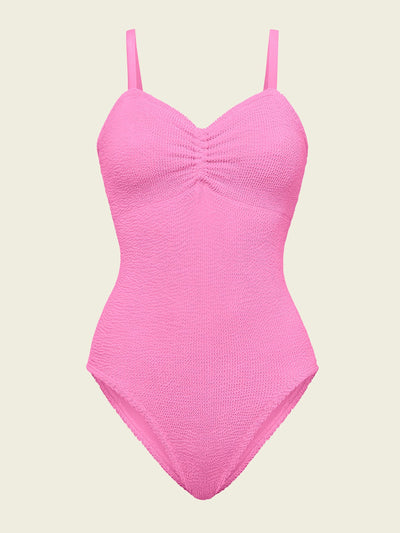 Hunza G Bubblegum post mastectomy swimsuit at Collagerie