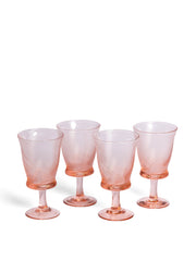 Spiral wine glasses (set of 4)