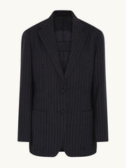 Bianca pinstripe jacket Jacket Racil Charcoal Pinstripe 34  - Collagerie