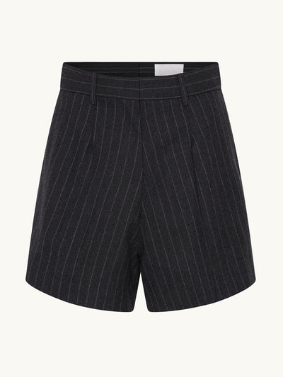 Racil Gina pinstripe shorts at Collagerie