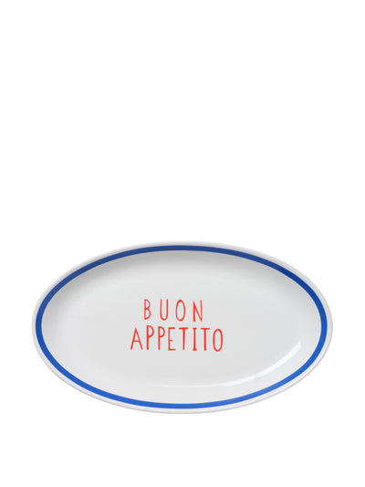 In The Roundhouse Buon appetito oval platter at Collagerie