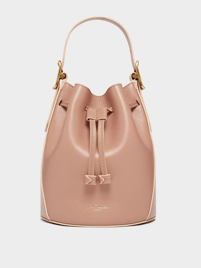 J&M Davidson Poppy bucket bag, dusty pink at Collagerie