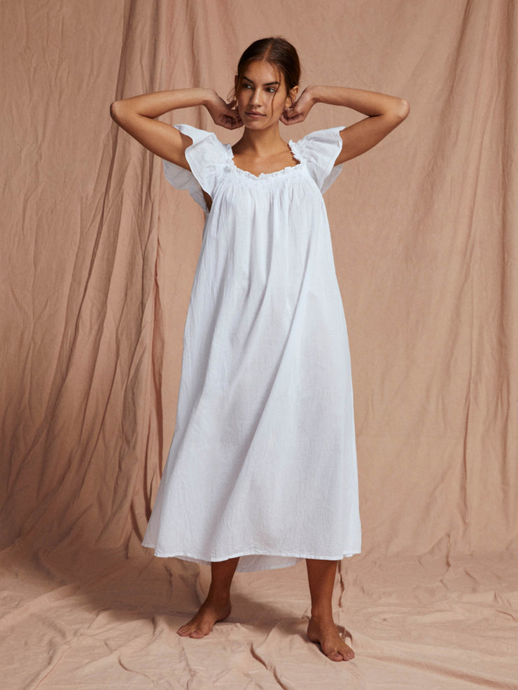 White Poppy nightgown  If Only If    - Collagerie