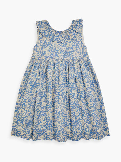 Amaia Poppy dress betsy boo blue liberty at Collagerie