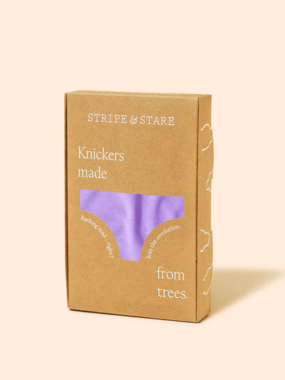 Stripe & Stare Purple the original knicker at Collagerie