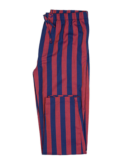 Nufferton Blue and red Uno stripe pyjama pant at Collagerie