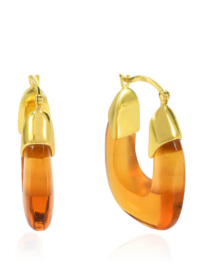 Shyla Jewellery Citrine Rafelli earrings at Collagerie