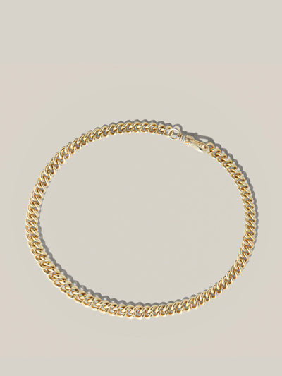 Lucy Delius Graduated curb link necklace at Collagerie