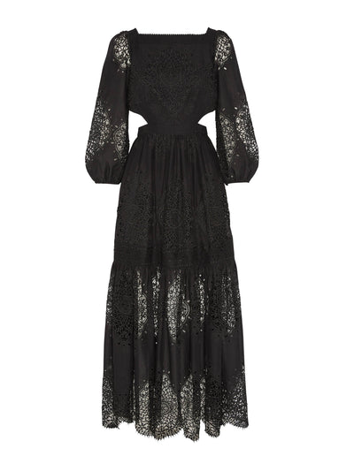 Evarae Black cotton Cara dress at Collagerie