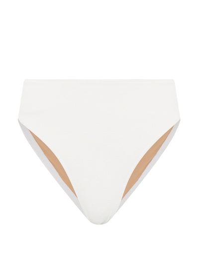 Evarae Sugar white Iza bikini bottoms at Collagerie