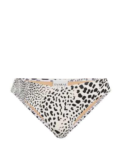 Evarae Lela snow leopard bikini bottoms at Collagerie