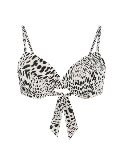 Evarae Snow leopard Pippa bikini top at Collagerie