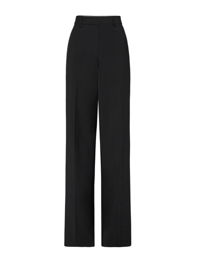 Matteau Black relaxed tailored trousers at Collagerie