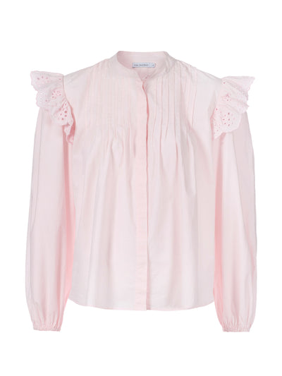 Rae Feather Pink cotton Rachel shirt at Collagerie