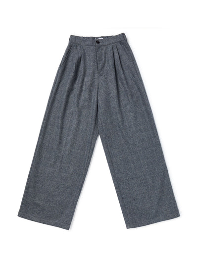 Rae Feather Grey wool blend Rae trouser at Collagerie