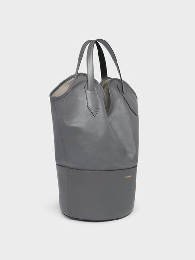 J&M Davidson Ray bucket bag in Slate Grey at Collagerie