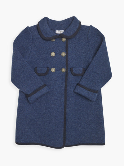 Amaia Blue Razorbil coat at Collagerie