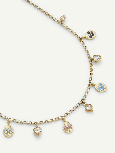 Cece Jewellery Rococo charm pendant at Collagerie