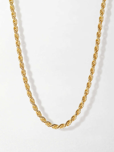 Edge of Ember Chunky rope chain necklace at Collagerie