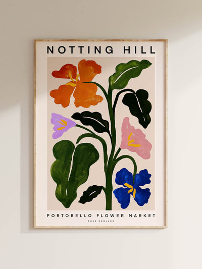 Rose England London Notting Hill fine art print at Collagerie