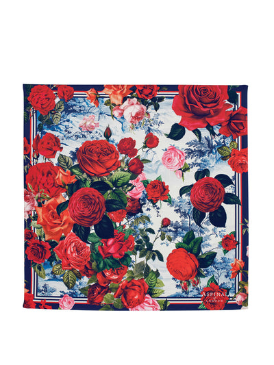 Aspinal Of London Roses of the Orient silk scarf at Collagerie