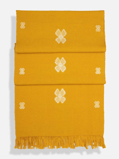 Routes Interiors Yellow Arrazola handwoven runner at Collagerie