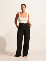 Black relaxed tailored trousers Womens Apparel - Pants Matteau    - Collagerie