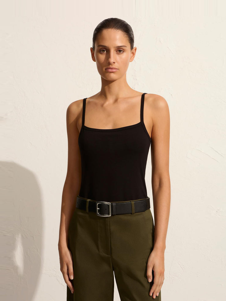 Olive straight twill trousers Womens Apparel - Pants Matteau    - Collagerie