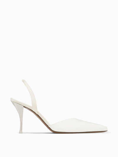 NEOUS Cream Samaya slingback pumps at Collagerie
