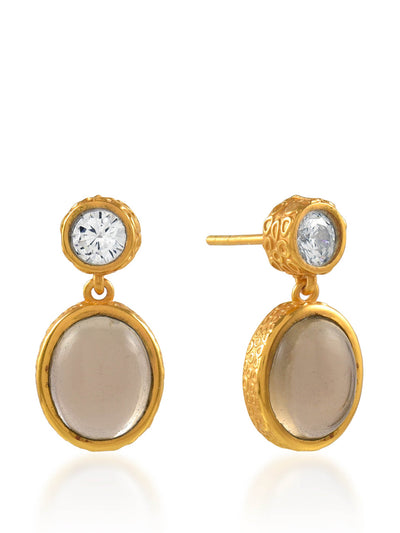 Shyla Jewellery Smoky Serena earrings at Collagerie