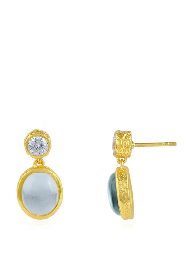 Shyla Jewellery Light blue Serena earrings at Collagerie