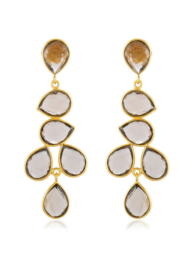 Shyla Jewellery Smoky Sheena earrings at Collagerie