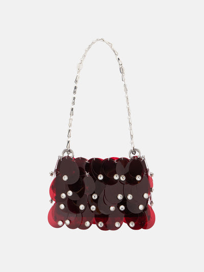 Rabanne Sparkle Nano embellished shoulder bag at Collagerie