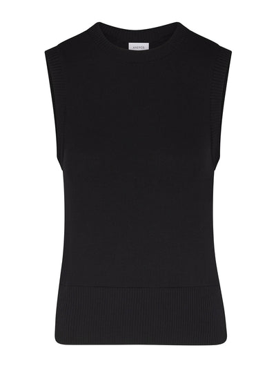 Anemos Sleeveless sweater in stretch modal knit at Collagerie