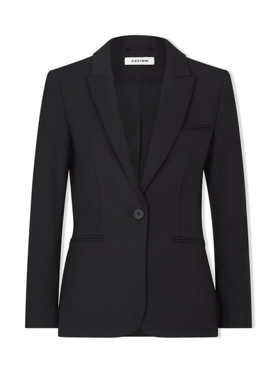 Cefinn Black Jamie new wool blazer at Collagerie